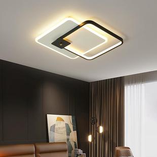 吸顶灯l55598e射灯简约代现北欧新款大气方d主卧室灯具超形薄客厅