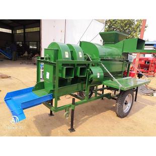 口出柴两用青电稞打粒机农用谷子高DEC粱脱粒机新玉米扒皮脱粒型
