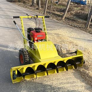 螺旋式手式推汽油校动力扫雪机便携式小型除雪机学道家路用KHH铲
