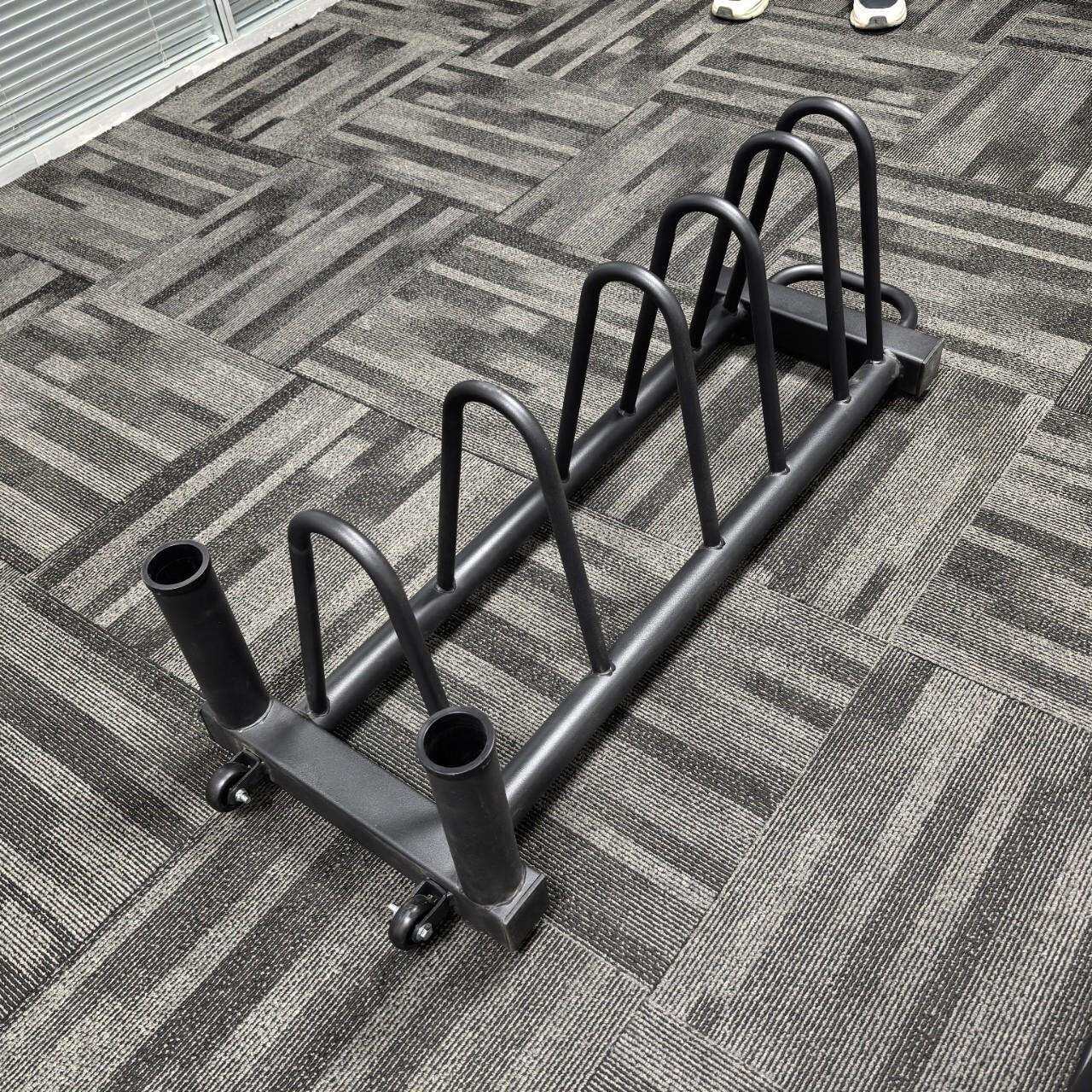 杠铃片架子杠铃片置物架铃片小推车健身器材家用商用杠铃片放置