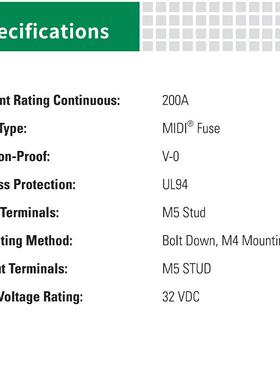 littelfuse04982001ZXFC力特 32V螺栓固定式保险丝座4982001