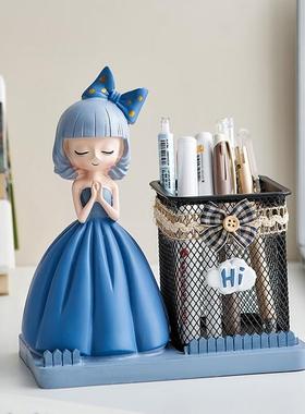 笔筒摆件桌面高颜值可爱创意