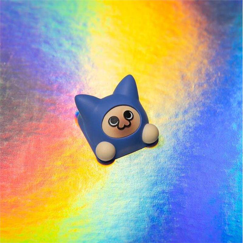 ELU CAT KEYCAP 바보 고양이 맞춤형 수지 키캡
