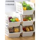 放果蔬框 厨房蔬菜收纳筐菜篮子置物架可叠加菜篮水果收纳篮塑料装