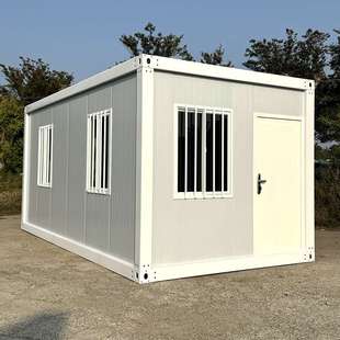 活动板房 修工地移动彩钢集成房屋户外简易组装 集装 箱住人箱房带装