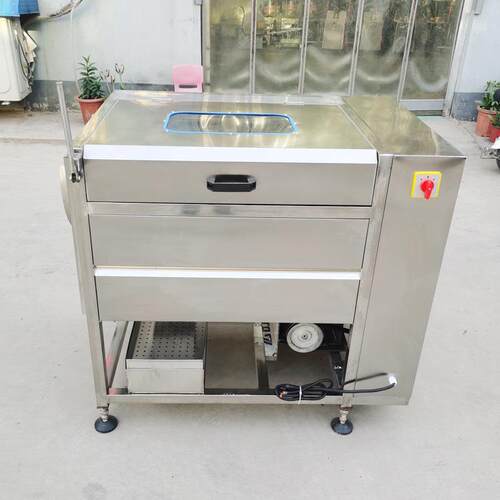 田螺清洗机商用新款毛辊扇贝海蛎子海鲜清洗设备全自动生蚝清洗机