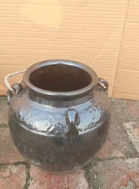 民俗老物件农村摆件酒坛子陶罐老罐子腌菜罐怀旧收藏民宿农家乐