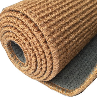 剑麻地毯新中式简约风格民宿客厅会所定制圆形手工环保地垫门垫