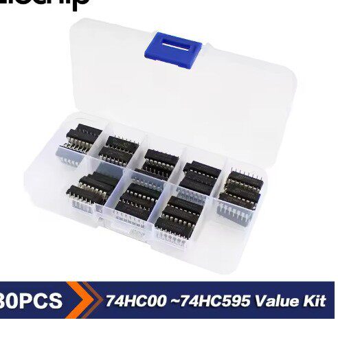 80PCS 10种集成电路IC芯片直插74LS系列00/04/08/14/138/164 165