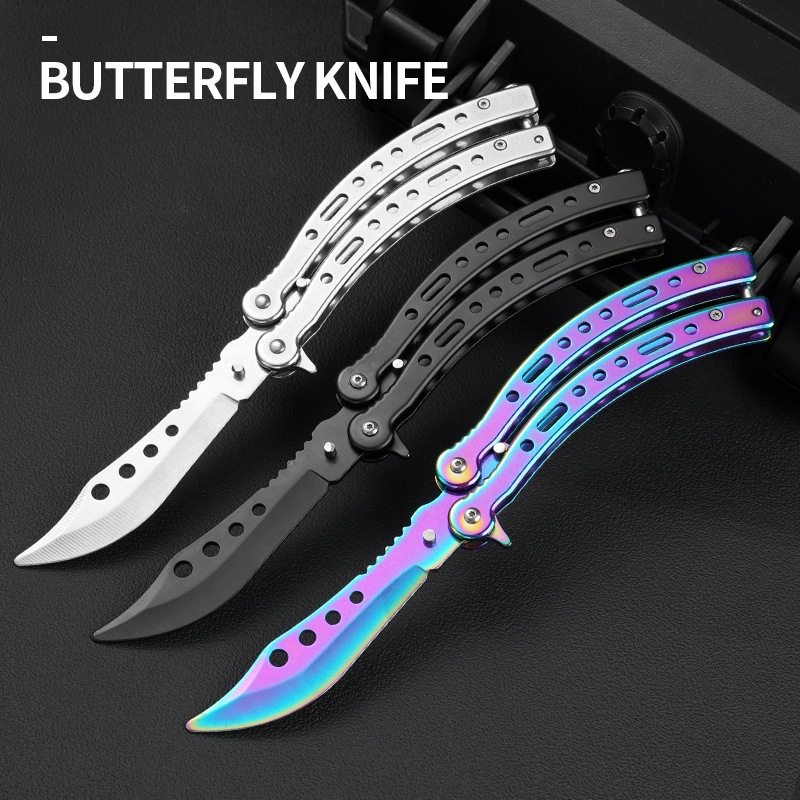 糊碟刀蝴蝶刀csgo折叠式未开刃练习刀手部运动训练甩手刀玩具,模玩/动漫/周边/娃圈三坑/桌游,游戏/电竞实物周边,淘宝优惠券,粉丝福利购,淘宝优惠卷