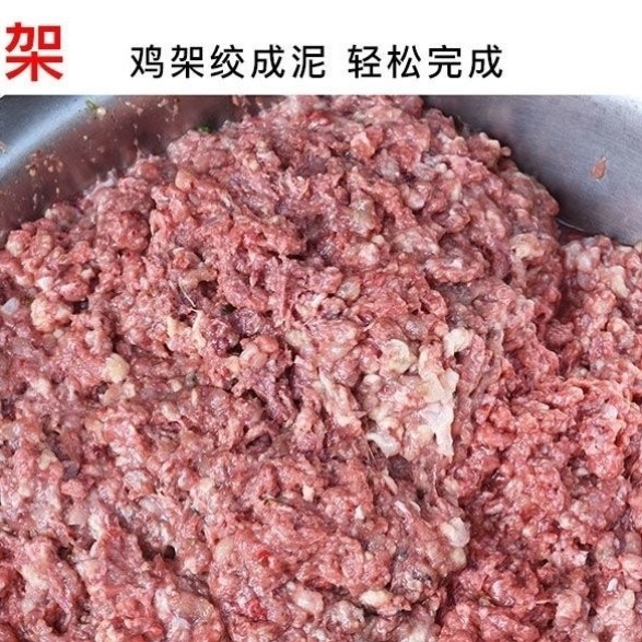 22号铝合金绞肉机灌香肠机手动灌腊肠机绞鸡架机商用绞糍粑辣椒机