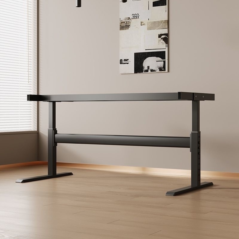 升降桌腿支架加粗电脑书桌腿碳钢调节桌子腿桌脚架子定制桌架底座