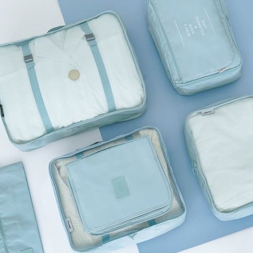 旅行便携式收纳袋分装袋行李箱衣服衣物内衣裤整理包学生束口袋子