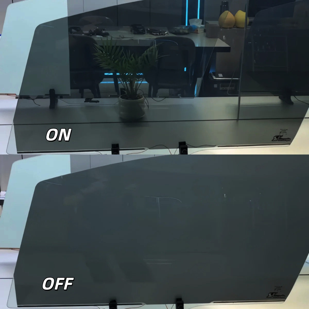 汽车专用电控调光膜自粘PDLC智能薄膜汽车电致变色7档调节清晰度