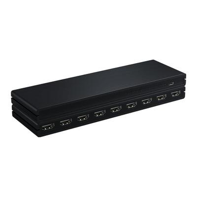新款4K1进8出分配器hdmi1*8分配器4KHDMI1分8塑胶壳hdmi