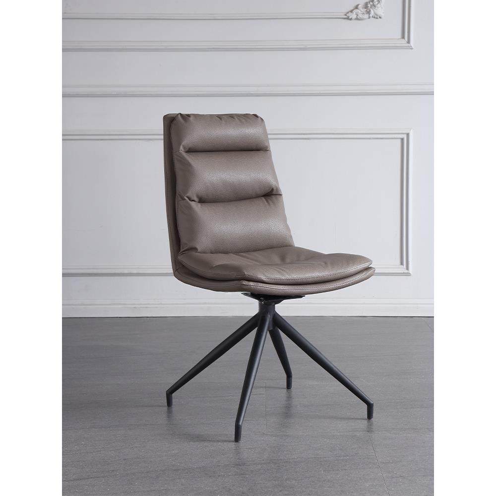 现代简约电脑椅意式极简办公椅无扶手会议室转椅书桌家用书桌椅子