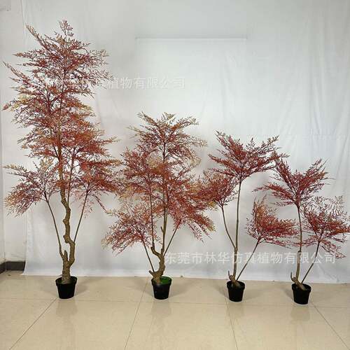 北欧仿真绿植盆栽仿真南天竹仿真植物客厅落地装饰仿真南天竺软装
