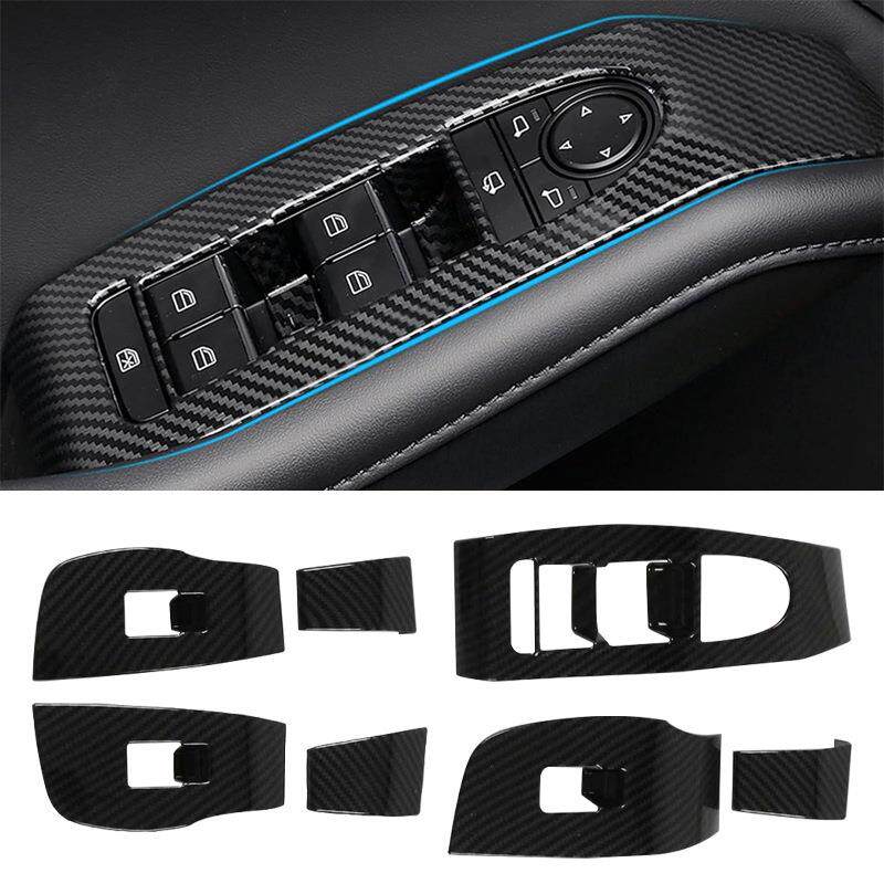 适用于2020款马自达3昂克赛拉Axela玻璃升降开关按钮贴内饰装饰
