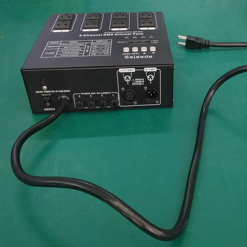 直销4路通道硅箱 4通道DMX512调光控制器舞台灯光硅箱