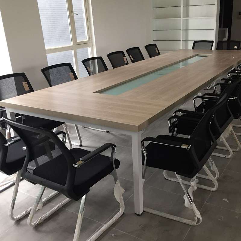 直销办公会议桌简约现代小型职员开会洽谈培训桌椅组合长条桌
