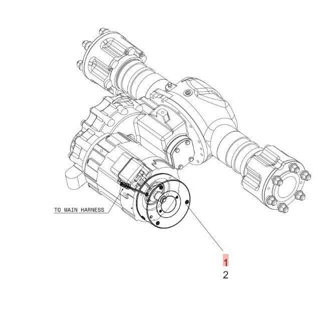 山猫斗山电动叉车CB202530NS电机马达电子电磁刹车制动器