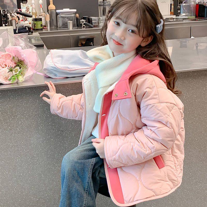 外套女童冬季棉衣短款2025新款加绒加厚秋冬洋气中大儿童轻薄棉服,童装/婴儿装/亲子装,棉袄/棉服,淘宝优惠券,粉丝福利购,淘宝优惠卷