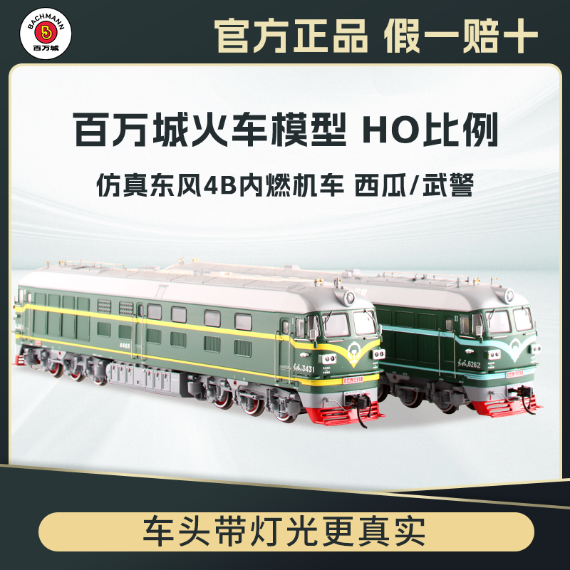 百万城ho仿真东风4B内燃机车模型