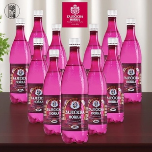 捷克进口啵哺苦味饮用水天然苦水矿泉水500ML*12瓶装苦水弱碱性