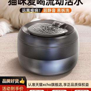 猫咪饮水机自动循环狗喂水器宠物喝水猫恒温水碗流动狗狗水盆神器