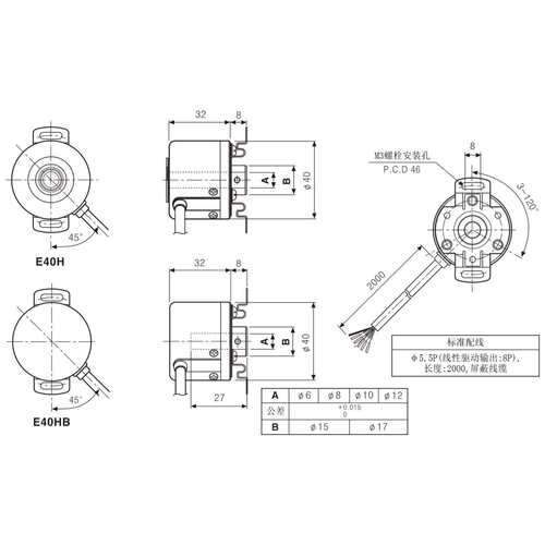 现货原厂Autonics旋转编码器E40H6-200-3-T-24