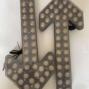 新款箭头灯 LED导向箭头灯24V诱导灯12V箭头指示灯车载