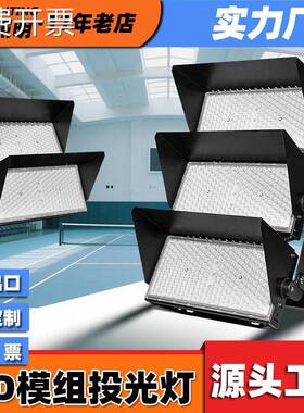 LED超亮户外射灯足球场篮球场球场照明灯 工地室外防水投光灯500w
