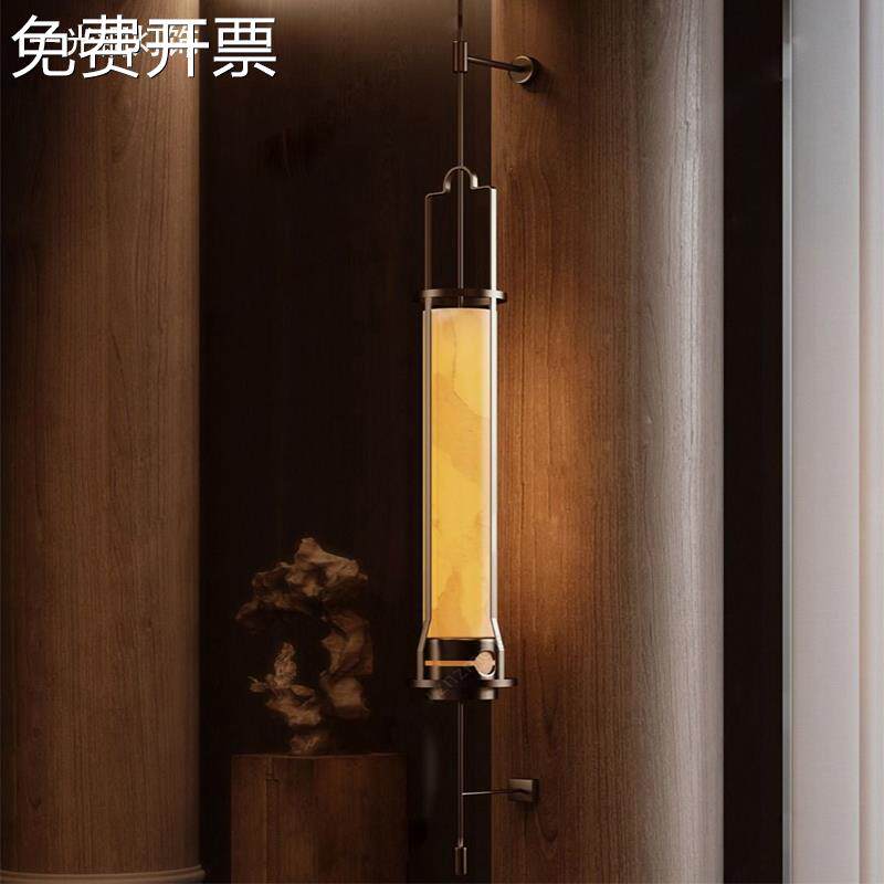 古镇工厂中山工厂直销新中式壁灯创意别墅过道仿云石酒店大堂壁灯