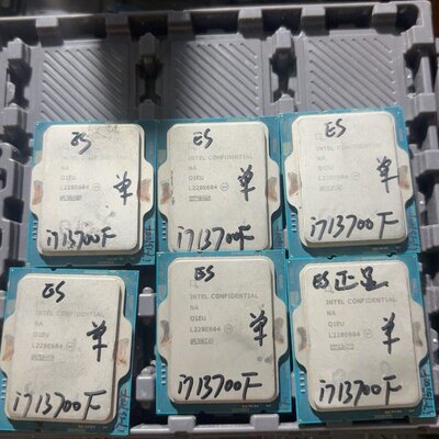 议价i7-13700F ES正显 工控CPU 13代1700
