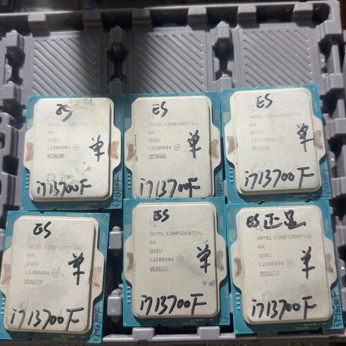 议价i7-13700F ES正显 工控CPU 13代1700