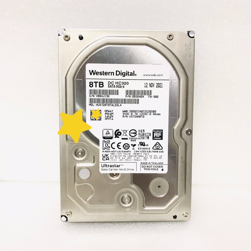议价西数8T 企业级硬HUS728T8TALE6L4