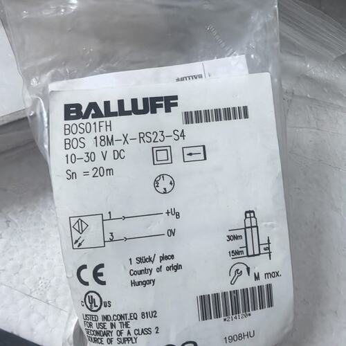 议价巴鲁夫光电传感器BOS01FH，正品，型号BOS 1