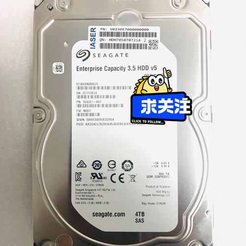 议价Seagate/ ST4000NM0025 4TB SA