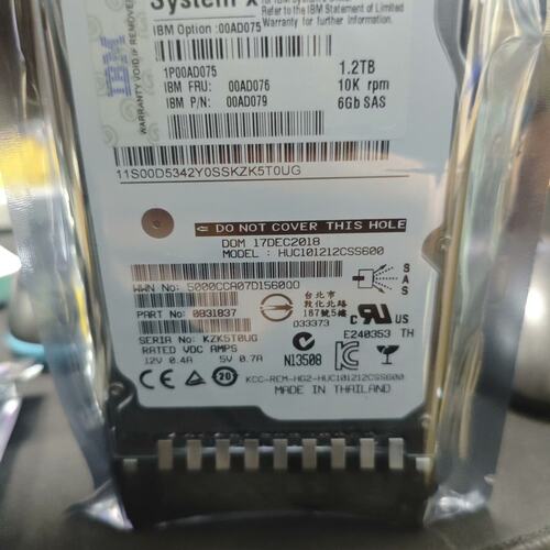 议价IBM 00AD076 00AD079 IBM 1.2T S