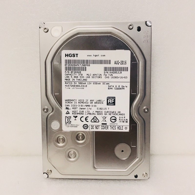议价日立/HGST企业级 HUS726030ALE610 /12
