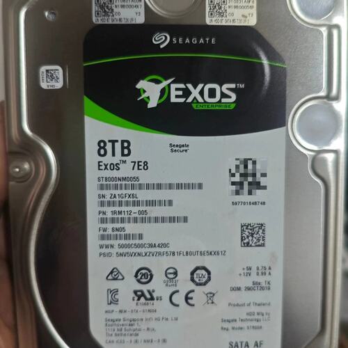 议价ST8000NM0055 8TB SATA 银河企业级硬