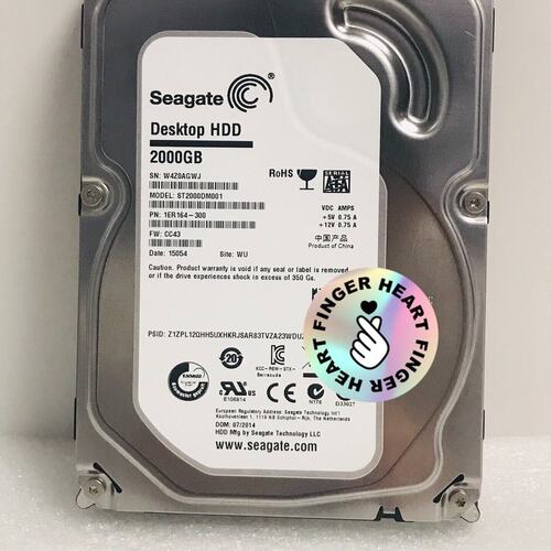 议价2T台式机硬ST2000DM001