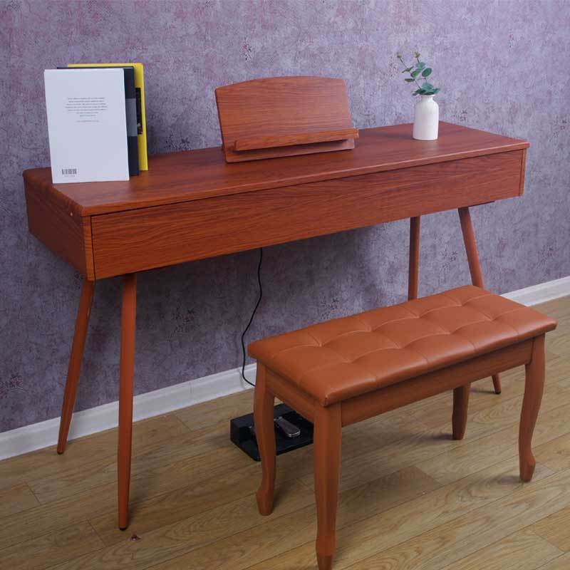 书桌电钢琴88键重锤家用初学者成人多功能梳妆抽屉式电子钢琴厂家