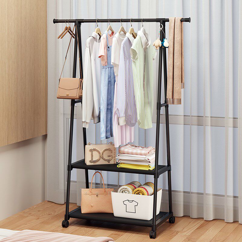 入户外套挂衣架落地卧室宿舍家用移E动多功能晾衣架床边三角衣帽