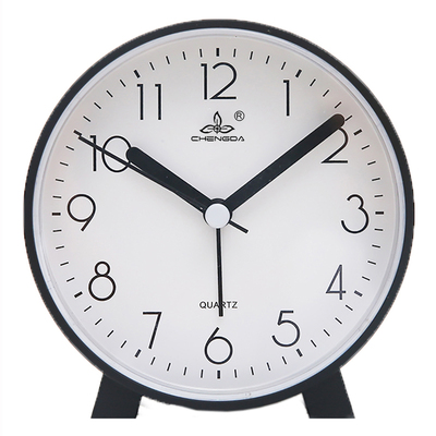 非静音闹b钟 跳秒走时有滴答声 卧室床头睡觉听声音助眠简约时钟