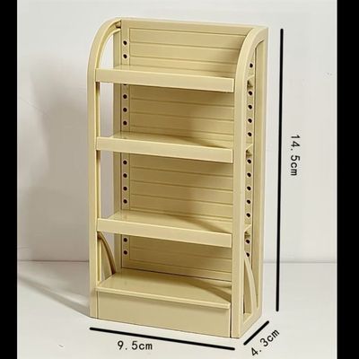 小鼻嘎米粒公仔收纳o架高颜值桌面摆件展示架娃屋模型手办置物架