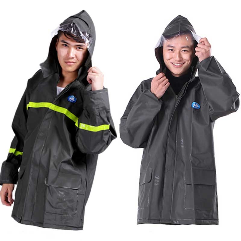 姜太公加厚雨衣上衣裤子洗车裤防B水渔裤背带裤吊带裤套装外卖雨