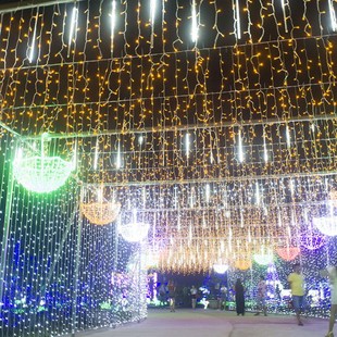 流星雨LED灯条彩灯闪灯灯串z户外景观夜市亮化装饰树灯树灯景观灯