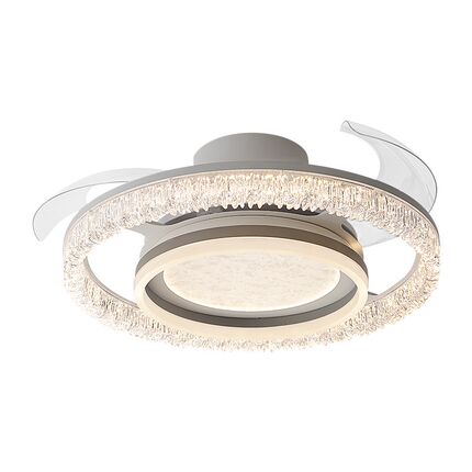 2025年新款吊扇灯家用s客厅餐厅吸顶灯隐形主卧室LED护眼风扇灯