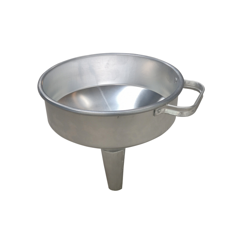 一体成型铜铝漏斗 加油站防爆铝油漏 防爆漏子 加长V倒油管 酒漏